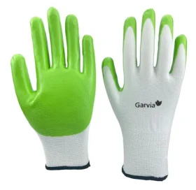 Garvia Záhradné rukavice NITRILE zelené vel. 9 / Rukavice pre záhradné práce / Veľkosť 9 / L