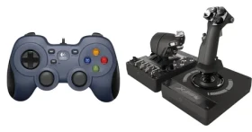 Logitech F310 + G X56 HOTAS / Herná sada / Gamepad USB + HOTAS joystick / PC