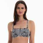 Vrchný diel plaviek Bella 8824-1 Black - Anita RosaFaia 38H černo - bílá