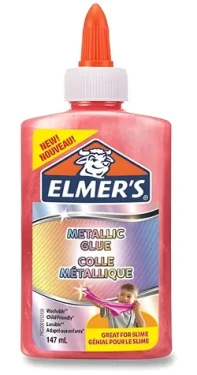 ELMER'S Metalické lepidlo ružové / 147 ml / Na výrobu slizu (0102/2109508)