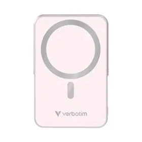 Verbatim Charge 'n' Go ružová / Powerbanka / 10 000 mAh / USB-C PD / MagSafe / 15-20W (32267)