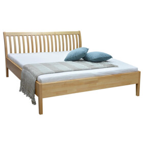 Drevená posteľ Montego, 180x200, vr. roštu, bez matracov, buk