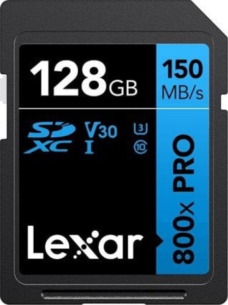 Lexar 800X Pro SDXC 128 GB Class 10 UHS-I/U3 V30 (LSD0800P128G-BNNNG)