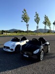 Mamido Mamido Elektrické autíčko Cabrio Fast Wing čierne EVA kolesá