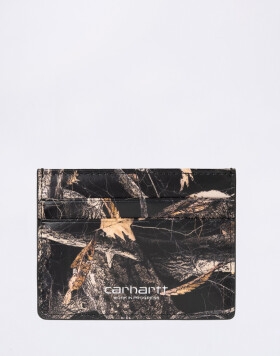 Carhartt WIP Vegas Cardholder Camo Feather Tree, Black /