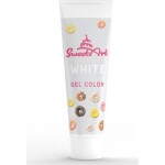 Slovenský překlad: SweetArt dekoratívna gélová farba tubička White (30 g) - dortis - dortis