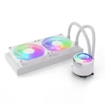 Valkyrie VK-AIOJR240W Jarn biela / AIO vodný chladič CPU / 2x 120 mm / 34dB / AMD + Intel (VK-AIOJR240W)