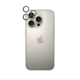 Epico Aluminium Lens Protector ochranná šošovka pre Apple iPhone 16 Pro/16 Pro Max - prírodný Titan (91012151700001)