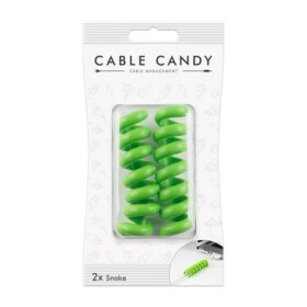 Cable Candy Snake Káblový organizér 2 ks zelená (CC010)