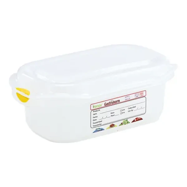 DENOX Gastronádoba GASTRONOX GN1/9 / 0,6 l / Polypropylén / Hermetická / Výška 65 mm