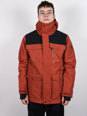 Quiksilver RAFT BARN RED zimná bunda pánska - XL