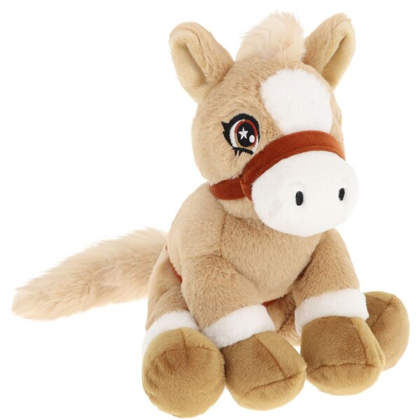 KEEL TOYS Keeleco Poník s chvostom 22 cm 3 béžový