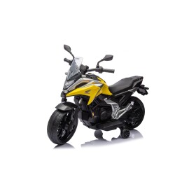 Mamido Detská elektrická motorka Honda NC750X žltá