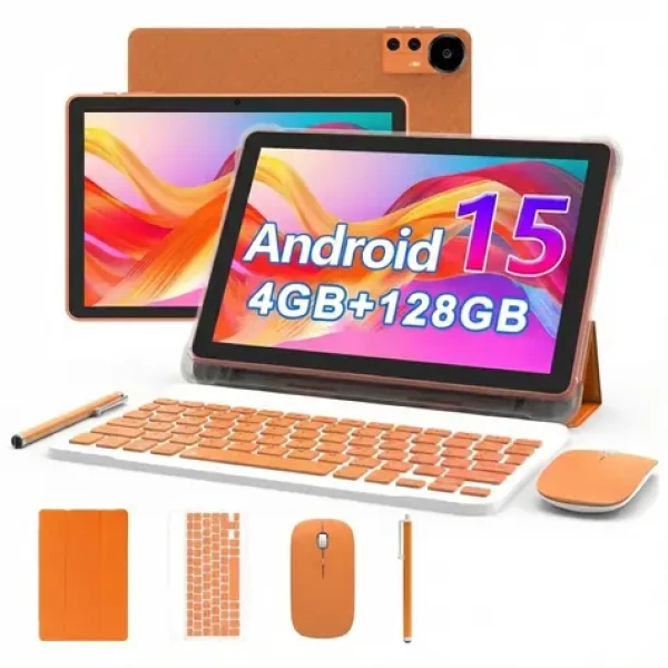 Extralink CP31 oranžová / Tablet / 10.1" / WiFi / 128GB / Android 15 / 2MP+8MP
