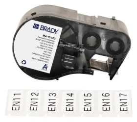 BRADY Polyesterové štítky biele / Štítky do tlačiarne / Polyester / 25,4 x 12,7 mm / 480 ks (M4-47-422)
