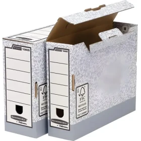 Fellowes Archivačný box Bankers Box 80 mm sivá (10 ks) / A4 / FSC recyklovaný kartón (1080001)