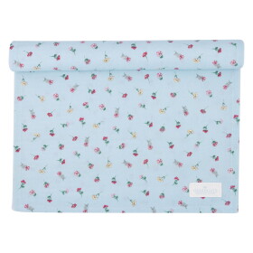 GREEN GATE Bavlnený behúň Lianca Pale Blue 140 x 45 cm