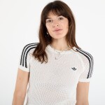 Tričko adidas Knitted Crochet Cali T-Shirt Off White S