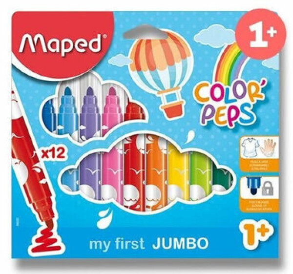 Maped Fixy Color#39;Peps Jumbo 12ks (24020)