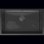 MEXEN - Trixo oceľový drez 1-bowl 750 x 440 mm, čierna 6415751000-70