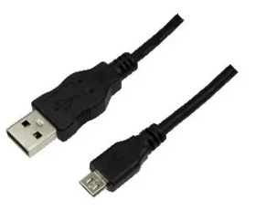 LogiLink USB-A - Micro-USB B čierna / Kábel / USB 2.0 / 0,6 m / 480 Mbit/s (CU0057)