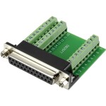 TRU COMPONENTS DSUB25F-27TB-3 1282791 D-SUB zásuvka 90 ° Pólov: 25 skrutkovací 1 ks; 1282791