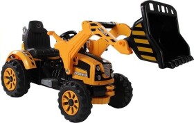 Lean Toys elektrický traktor s naberačkou 2020 žltá