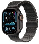 Apple Watch Ultra 2 GPS+Cellular 49mm Čierne titánové telo - Čierny titánový milánsky ťah (L) / 180-210 mm (MX5V3)