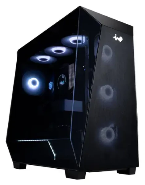 In Win PRISM čierna / PC skriňa / Midi Tower / ATX/mATX/Mini ITX / ARGB / bez zdroja / priehľadná bočnica (IW-CS-PRISM)