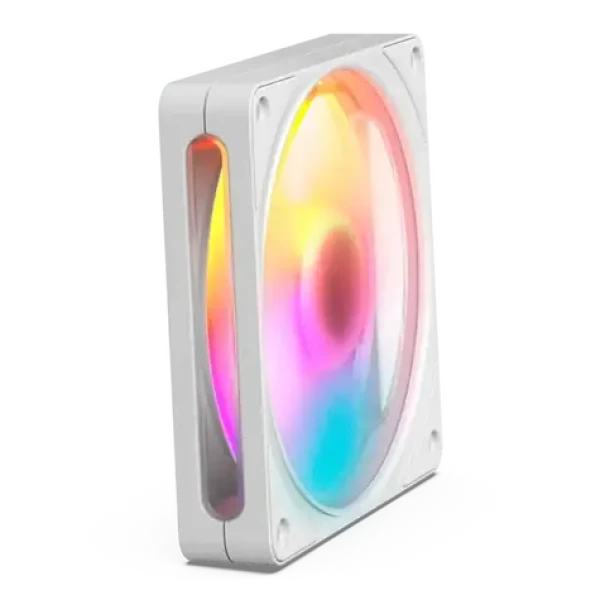 NZXT F120 RGB biela / Ventilátor / 120mm / FDB ložisko / 33,05 dB / 2400 RPM / 70,67 CFM / 4-pin PWM (RF-R212S-WF)