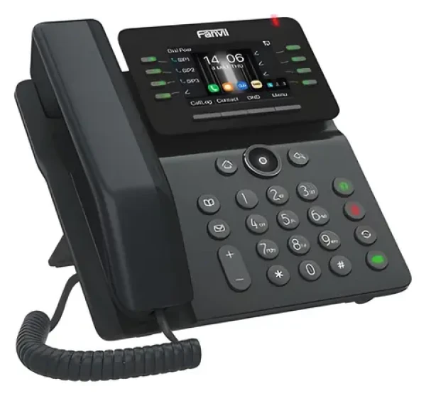 Fanvil V63 / IP telefón / 6 SIP liniek / PoE / Wi-Fi / Bluetooth / LCD 2,8” (V63)