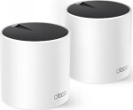 TP-LINK Deco X55 (2-pack) biela / Wi-Fi 6 systém MESH AX3000 / Dual-band / 574 +2402 Mbps (Deco X55(2-pack))