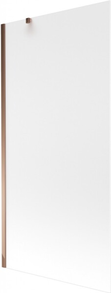 MEXEN/S - Next vaňová zástena FIX 90 x 150, mrazené sklo, růžové zlato 895-090-000-00-30-60