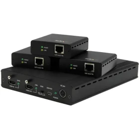 StarTech HDBaseT extender Kit 1x3 s 3 prijímačmi / Rozbočovač HDMI / HDMI cez CAT5e/CAT6 / 3 porty (ST124HDBT)