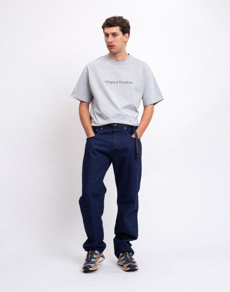 Gramicci Japanese 5-Pocket Denim Pants Rinsed Indigo L