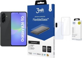 Samsung Galaxy A36 5G 8/256GB Czarny (SM-A366BZKGEUE) + FlexibleGlass + Etui Clear Case