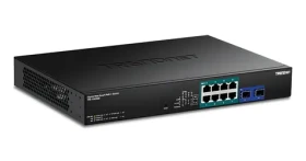 Trendnet 10- Port Web SMART PoE++ switch / Switch / 8x Gigabit PoE++ / 2x SFP / 180 W PoE / 20 Gbit/s / 1U (TPE-1020SB)