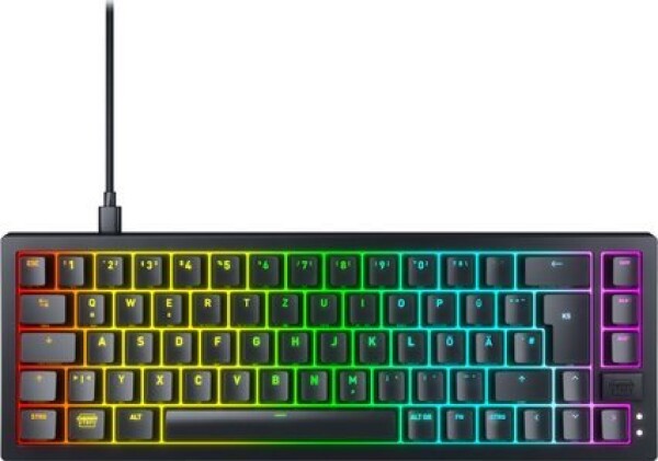 Cherry CHERRY Keyboard Xtrfy K5V2 RGB Compact Gaming MX2A RED [DE] black +++ kompaktes 65%-Format, Hot-Swap-fähige Switches
