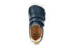 Geox Steppieup Wax.Lea Navy/White celoročné členkové barefoot topánky 26 EUR