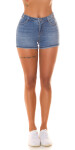 Sexy Basic Highwaist Jeans Shorts denimblue 38