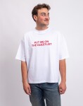Monkey Studios Tričko Put Me On The Guestlist white/red L