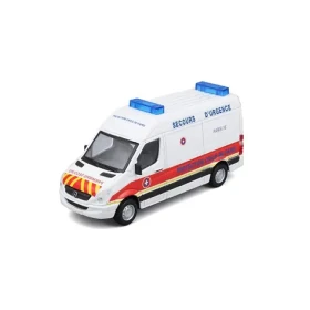 Bburago EMERGENCY Vozidlo záchrannej služby - Mercedes-Benz Sprinter