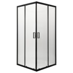 KERRA - Sprchovací kút bez vaničky Soho SQ 90 (čierny) 5907548118752