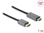 DeLock Kábel DisplayPort 1.4 (M) - HDMI (M) 1m čierna (85928)