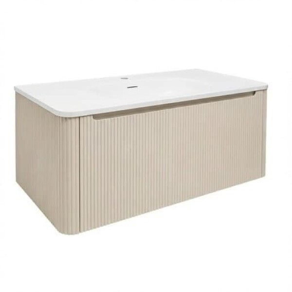 Kúpeľňová skrinka s umývadlom Naturel Austen 119x47,5x45 cm clear brown mat AUSTEN120CB AUSTEN120CB