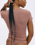 Organic Basics Flex Tee Rose Wood S