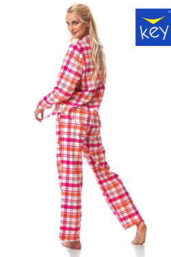 Dámské pyžamo LNS model 18740924 B23 růžová a bílá XL - Key