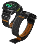 Spigen Athlex Air remienok pre Garmin QuickFit 22mm čierno-oranžová / Remienok / Nylon / Quick Fit / 155-245 mm (AMP11426)