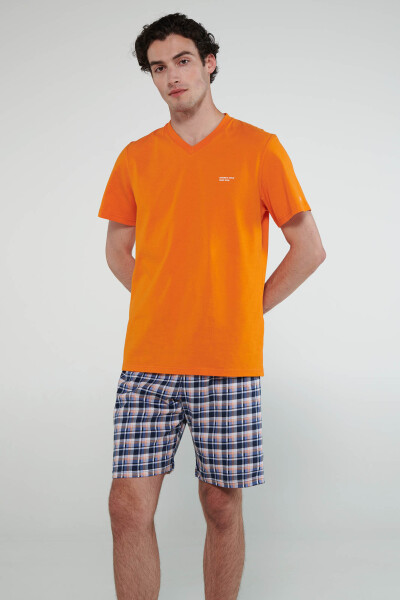 Vamp - Pyžamo s krátkymi rukávmi 20620 - Vamp orange russet M