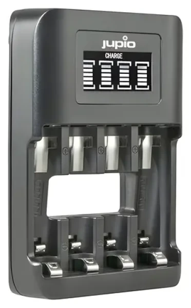 JUPIO LCD Ultra Fast Charger / Nabíjačka batérií / USB / 4X AA/AAA (JBC0140)